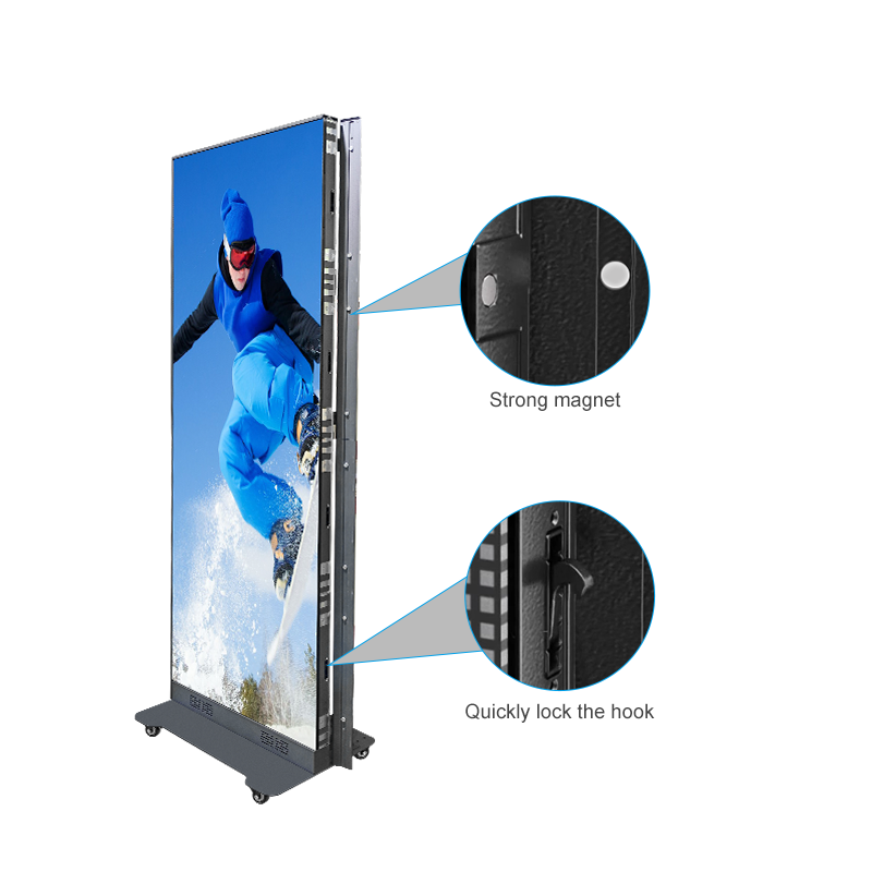 Totem LED de interior P2mm FOLD
